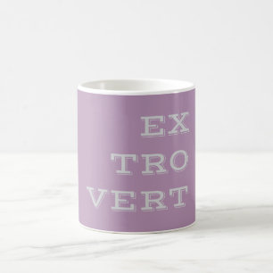 Grey Extrovert Mug