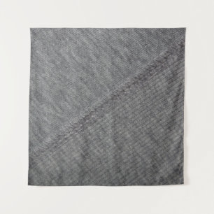 Grey fabric: abstract stitched texture. tapestry