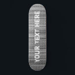 Grey Fabric Cloth - Add Your Text - Customisable Skateboard<br><div class="desc">Grey Fabric Cloth - Add Your Text - Customisable</div>