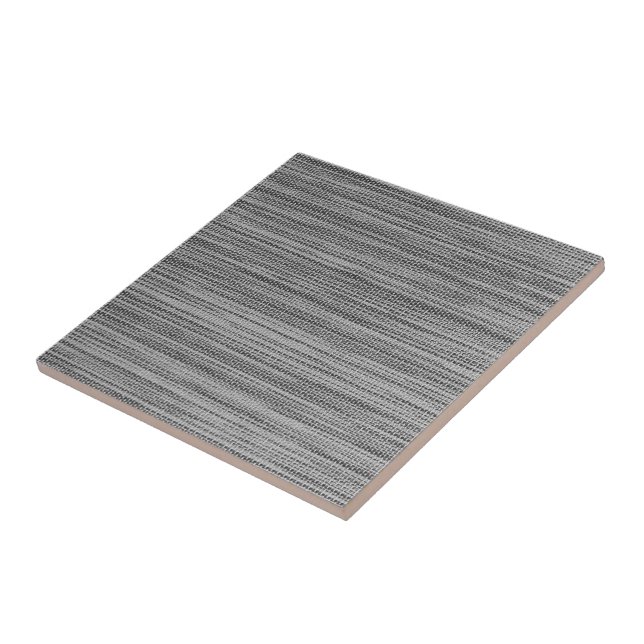 Grey Fabric Cloth Ceramic Tile (Side)