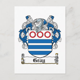 Grey Family Crest Postcard