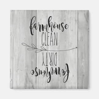 Grey Farmhouse Clean/Dirty Dishwasher Magnet