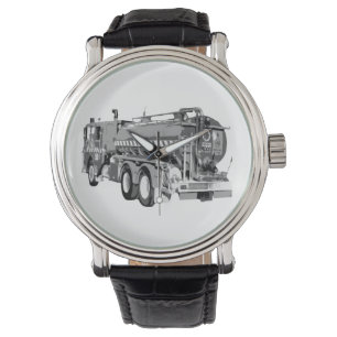 Grey Fire Truck Oil Painted, Watch