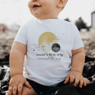 Grey First Trip Around The Sun Toddler T-Shirt