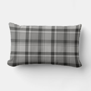 Grey Flannel Print, Lumbar Pillow 13" x 21"