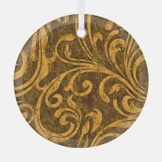 Grey floral, high-resolution seamless texture. glass tree decoration