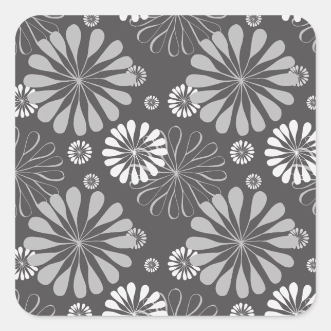 grey floral stickers (Front)