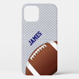 Grey Football Custom iPhone 12 Case
