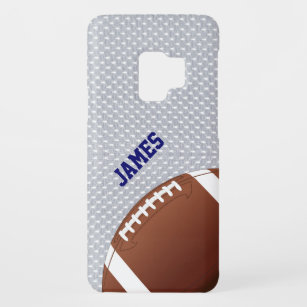 Grey Football Custom Case-Mate Samsung Galaxy S9 Case