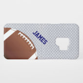 Grey Football Custom Case-Mate Samsung Galaxy Case (Back (Horizontal))