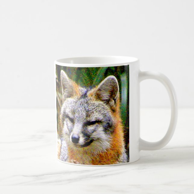 GREY FOX MUG (Right)