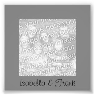 Grey Frame Photo Print
