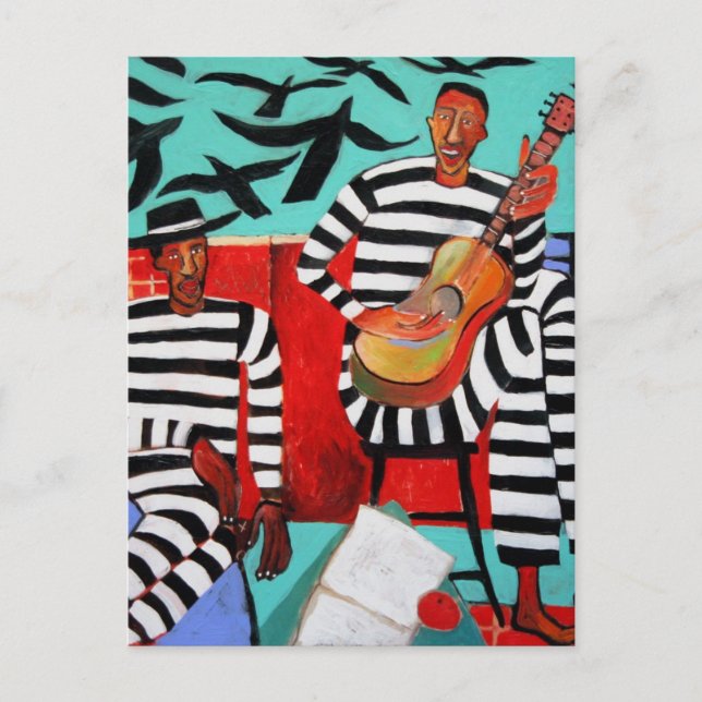 Grey Gallery: Fly Away Blues Postcard (Front)