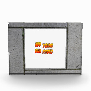 Grey Garden Tiles Image Cust. Photo Block