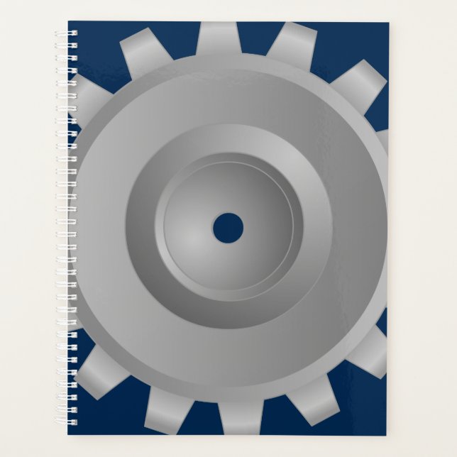 Grey Gear Planner (Front)