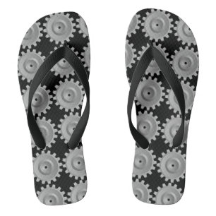 Grey Gear Thongs