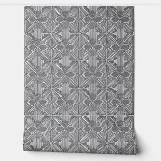 Grey geometric design wallpaper