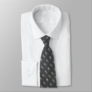Grey Girls Pattern Tie