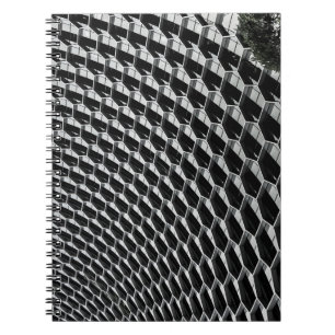 Grey glass roof notebook