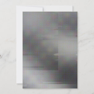 Grey Glitch Art Micro Points Vaporwave Aesthetic Thank You Card