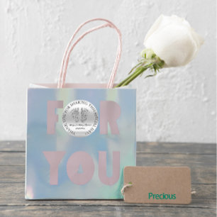 Grey Glitter Feet Baby Shower Favour Thank You Gre Classic Round Sticker