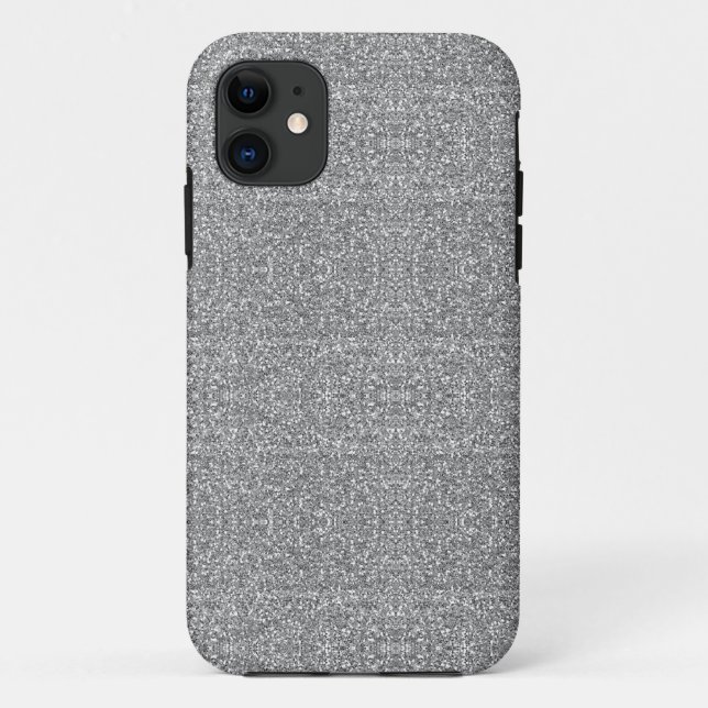 Grey glitter sparkle Case-Mate iPhone case (Back)