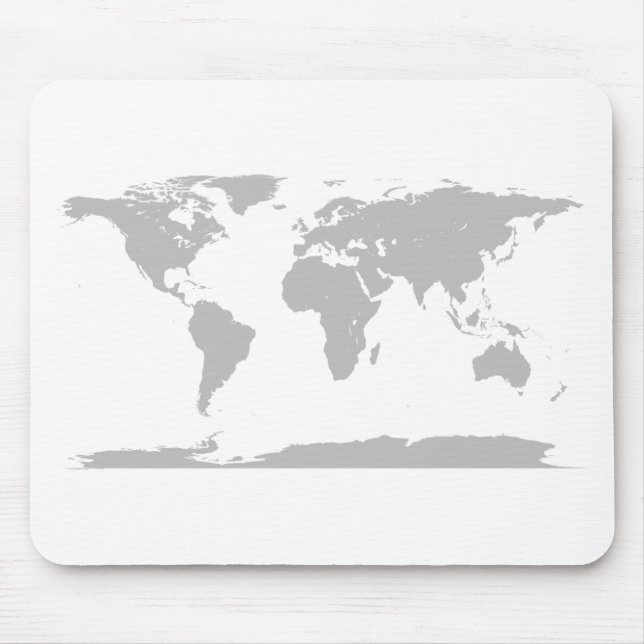 grey globe mouse pad (Front)