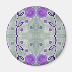 Grey Globes Blanket Magnet