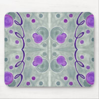Grey Globes Blanket Mousepad