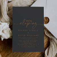Grey Gold Classic Elopement Reception