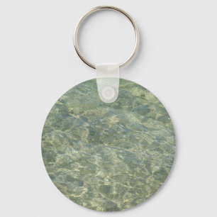 Grey, golden shades of water key ring