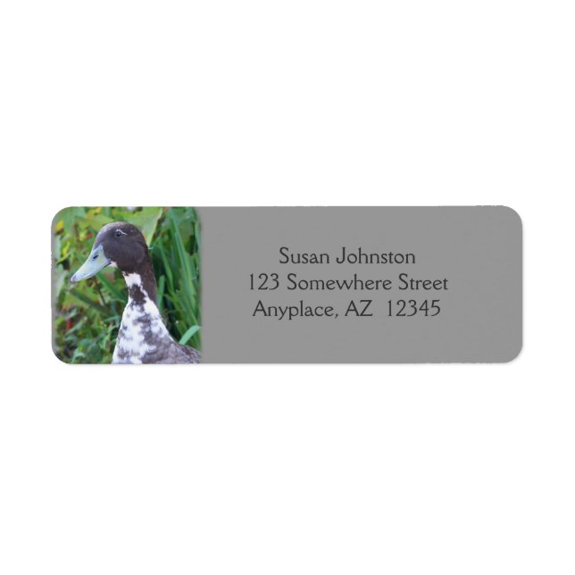 Grey Goose Farm Animal Address Label Return Address Label (Front)