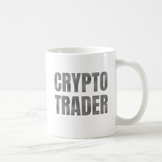 Grey Gradient Crypto Trader Coffee Mug