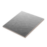 Grey Gradient Geometric Mesh Pattern Ceramic Tile<br><div class="desc">Grey Gradient Geometric Mesh Pattern unique gifts for him.

Elegant and cool Triangle geometric mesh with black white grey gradient.

, grey,  grey,  gradient,  mesh,  triangle,  triangles,  geometry,  geometric,  pattern,  cool, 


, black,  white</div>