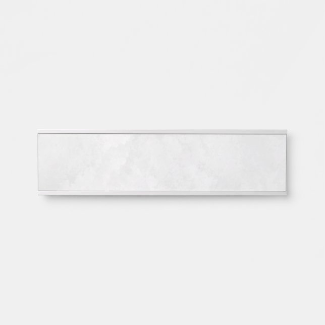 Grey Granite Brown Quartz Stone Hanging Name Plate (Front)