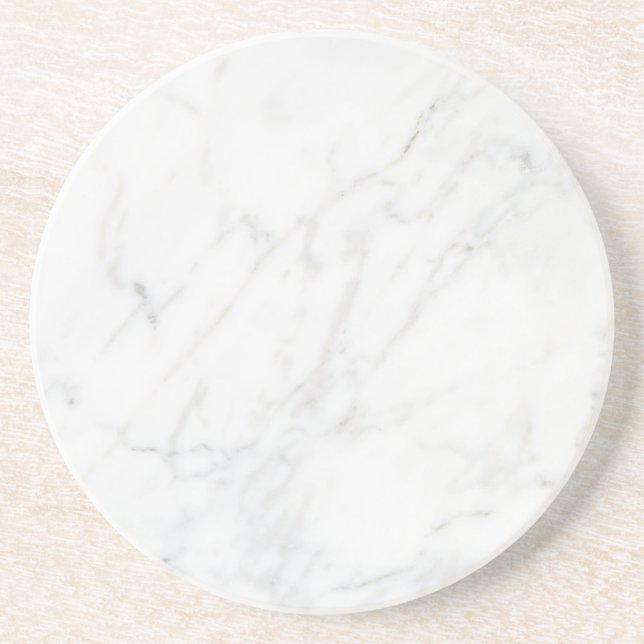 Grey Granite Brown Quartz Stone Natural Drink Coaster (Front)