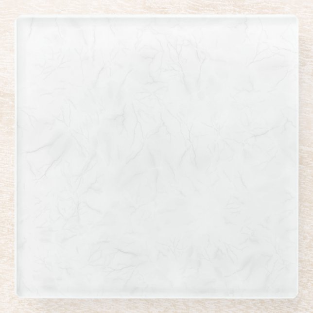 Grey Granite Brown Quartz Stone Natural Marble Glass Coaster (Front)