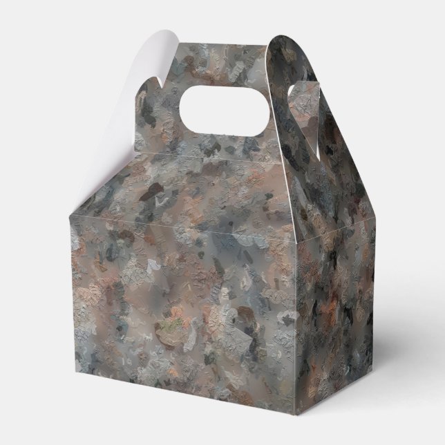 Grey Granite Favour Box (Front Side)