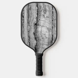 Grey Granite marble abstract stone pattern Pickleball Paddle