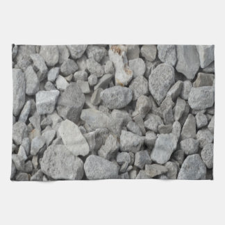 Grey Granite Pebbles Tea Towel