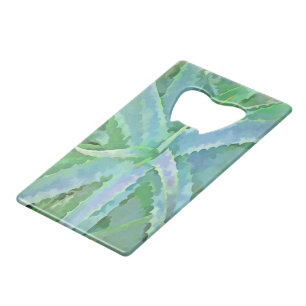 Grey Green Aloe Abstract Painting