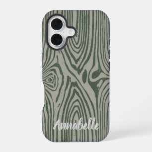Grey Green iPhone 16 Case