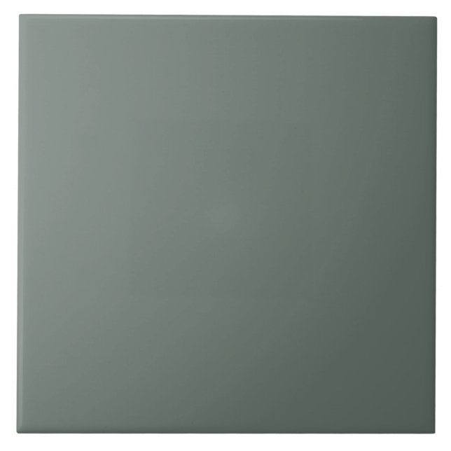 Grey green zen natural neutral  ceramic tile (Front)