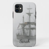 Grey, Grey Fog Pirate Ship Customise With Name