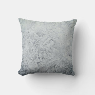 Grey grey frost design cushion