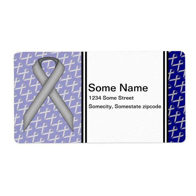 Grey / Grey Standard Ribbon (Front)