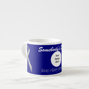 Grey/Grey Standard Ribbon Tmpl by Kenneth Yoncich Espresso Cup