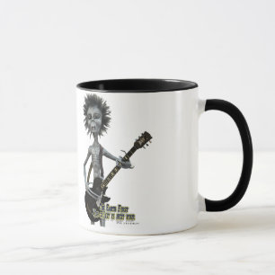 Grey Guitarist Mug
