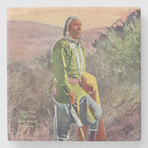 Grey Hair Stone Coaster