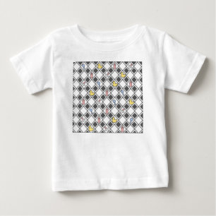 Grey Harlequin Baby T-Shirt